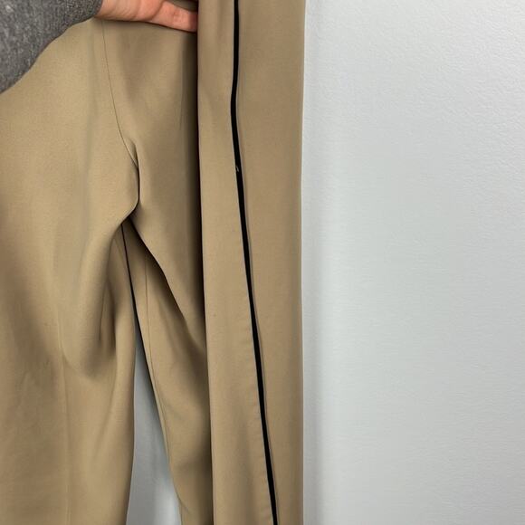Ann Taylor black & tan tuxedo stripe tapered pant size 6 - Picture 7 of 10